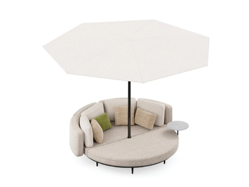 ORGANIX LOUNGE - Round fabric garden bed by Royal Botania - view 2